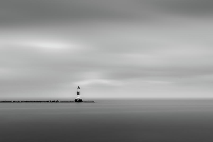 Kenosha Lighthouse Photograph by Bill Frische
