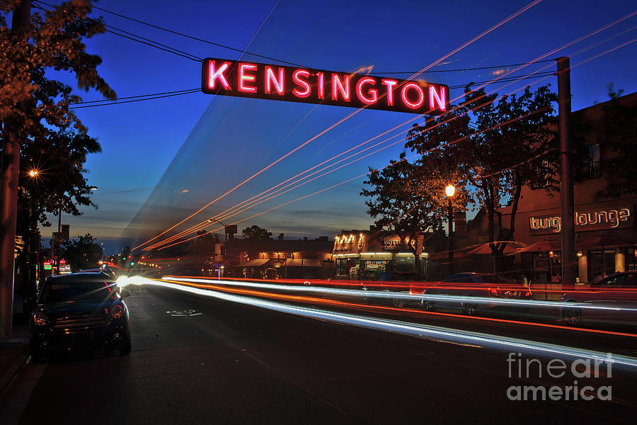 Kensington Neon Sign Photograph by Sam Antonio
