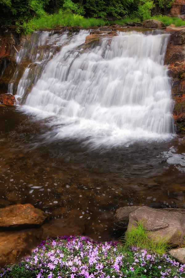 Waterfall Photograph - Kent Waterfalls  by Susan Candelario
