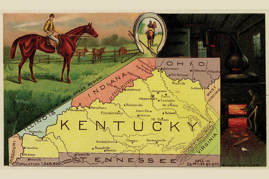 Kentucky Drawing by Arbuckle Brothers Fine Art America