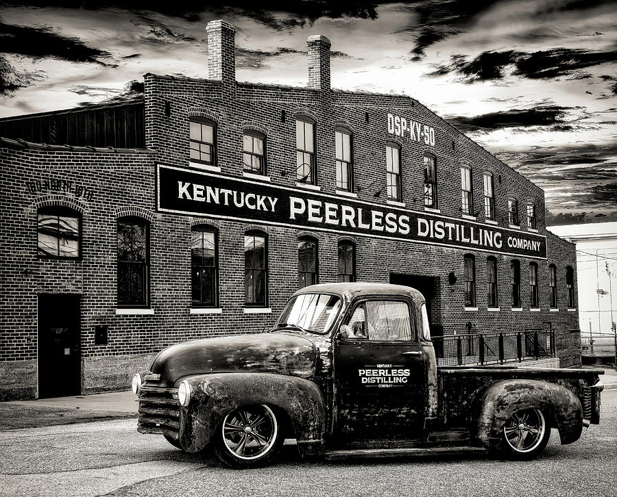 Louisville Photograph - Kentucky Bourbon Trail 14 - Black and White by Eric Glaser