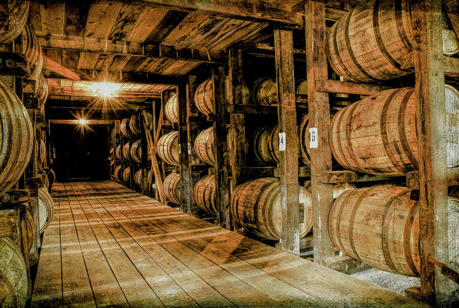 Wine Photograph - Kentucky Bourbon Trail 46 - Textured by Eric Glaser