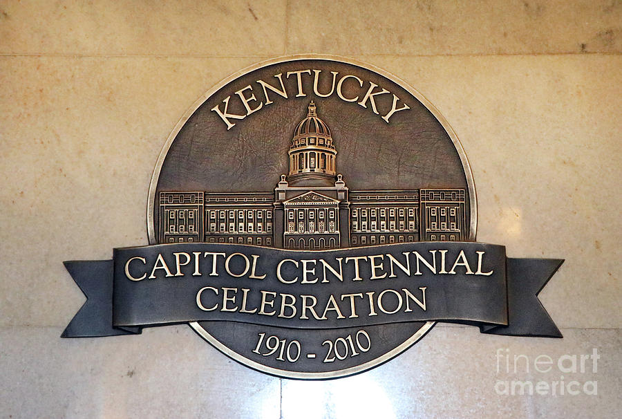 Kentucky Capitol Centennial Celebration Seal 9763 Photograph by Jack Schultz