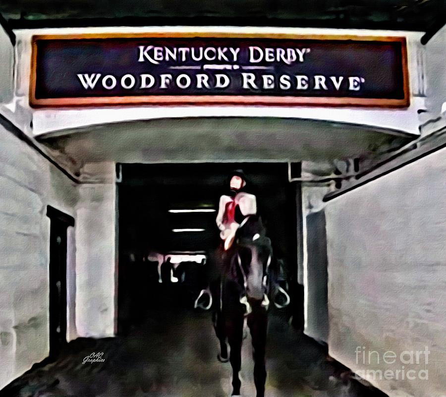 Kentucky Derby Woodford Reserve Digital Art by CAC Graphics
