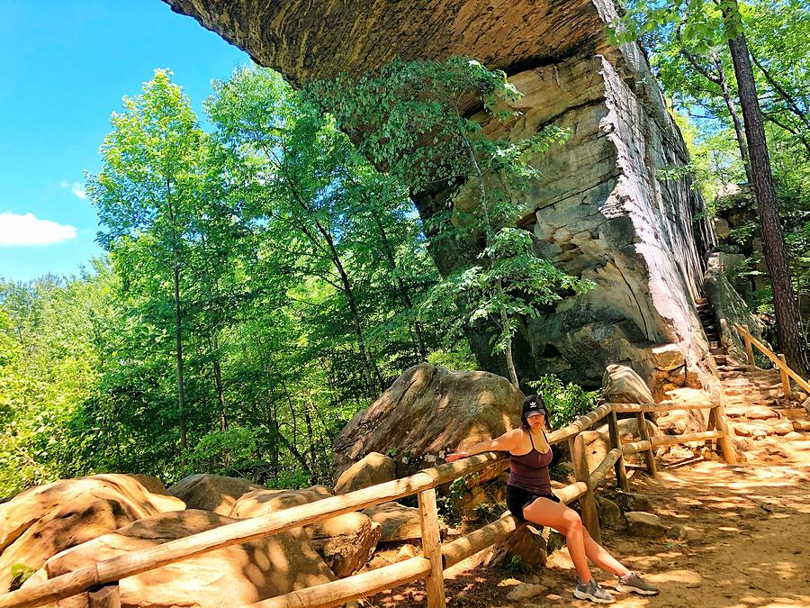 Kentucky Natural Bridge Slade Ky Photograph by Curtis Boggs - Fine Art