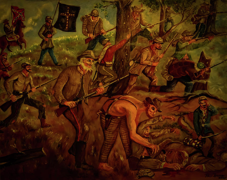 Kentucky Orphan Brigade Painting by Philip And Robbie Bracco