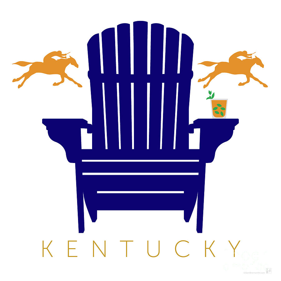 Kentucky Digital Art by Sam Brennan