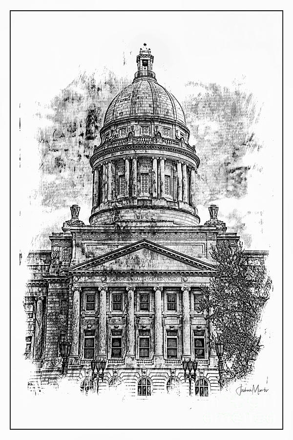 Kentucky State Capitol Drawing Photograph by FineArtRoyal Joshua Mimbs