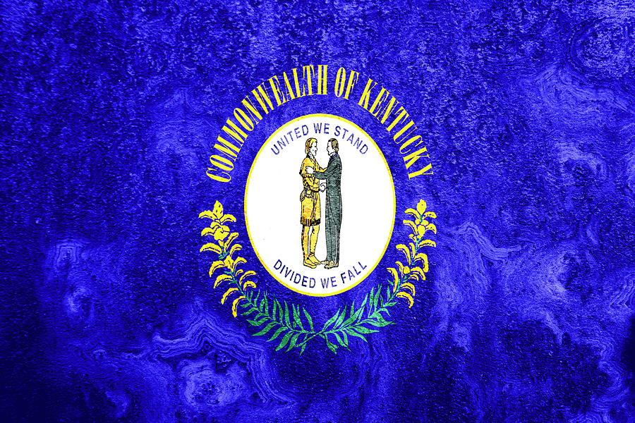 Kentucky State Flag Pop Art Photograph