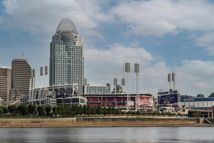 Kentucky View of Great American Ballpark Photograph by Ed Taylor