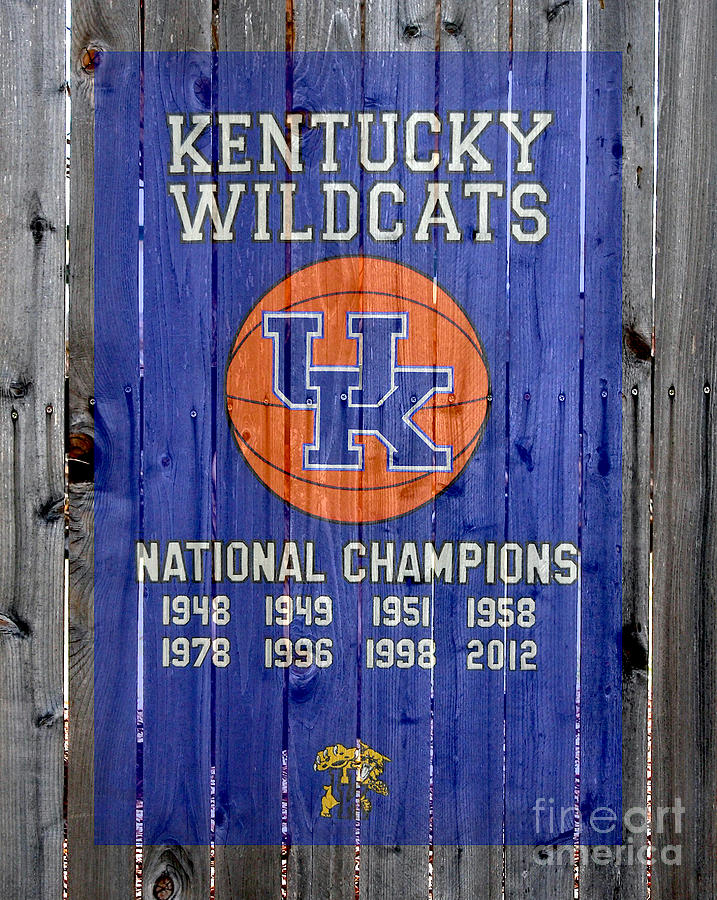 Kentucky Wildcats Basketball Banner Digital Art by Steven Parker