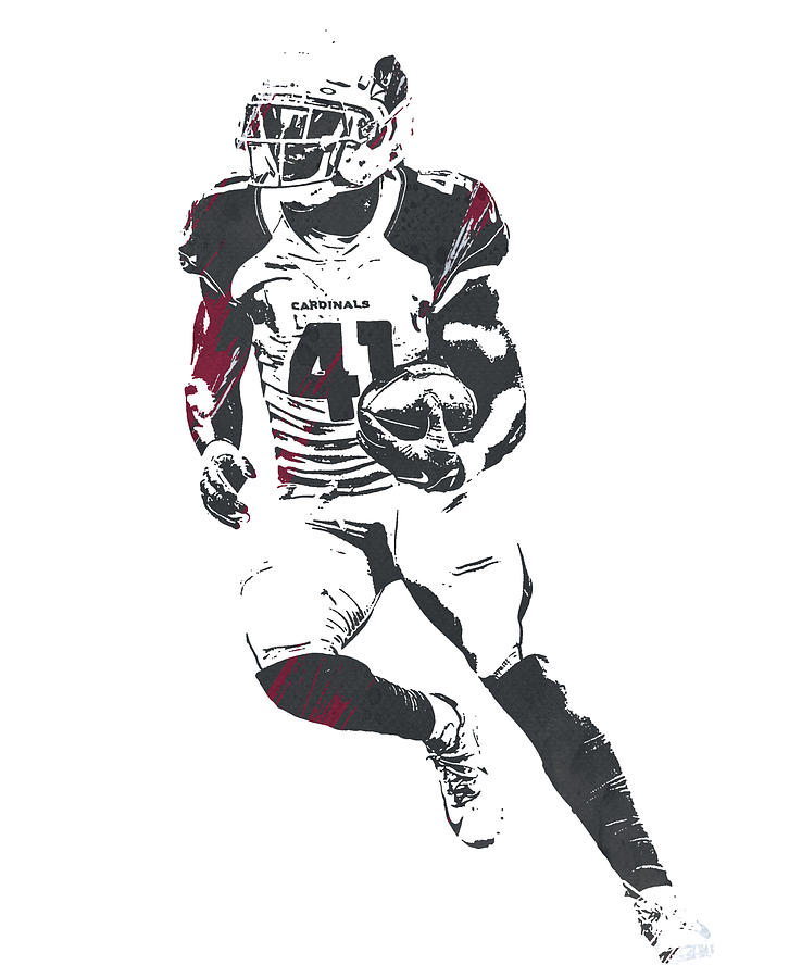 Deandre Hopkins Arizona Cardinals Watercolor Strokes Pixel Art 100 T-Shirt  by Joe Hamilton - Fine Art America