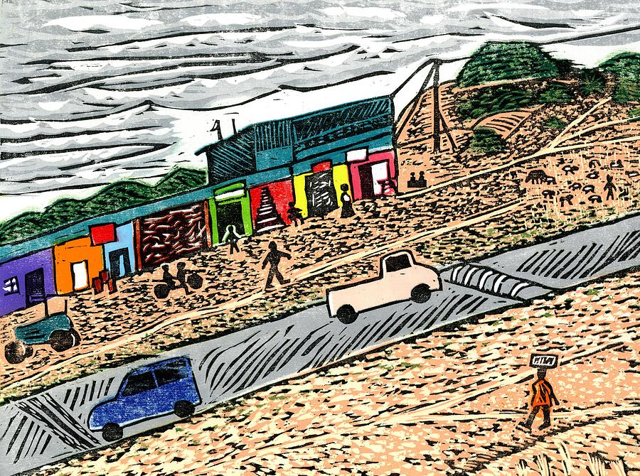 Kenyan Roadside Relief by Ben Bohnsack