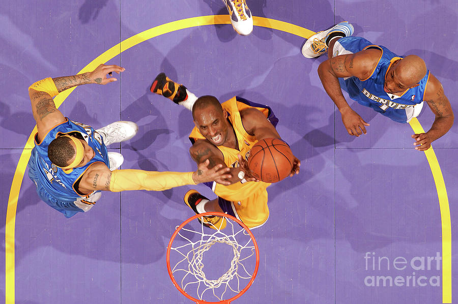 Kenyon Martin, Chauncey Billups, and Kobe Bryant Photograph by Andrew D. Bernstein Kenyon Martin, Chauncey Billups, and Kobe Bryant Photograph by Andrew D. Bernstein