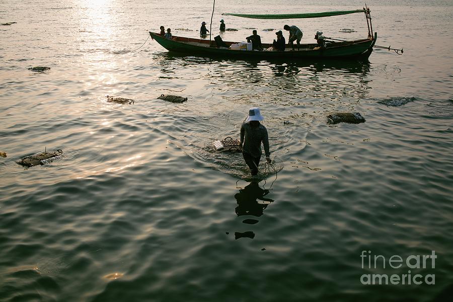 Kep Crab Fishers Photograph by Dean Harte
