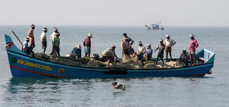 Kerala Fishermen Photograph by Sonny Marcyan