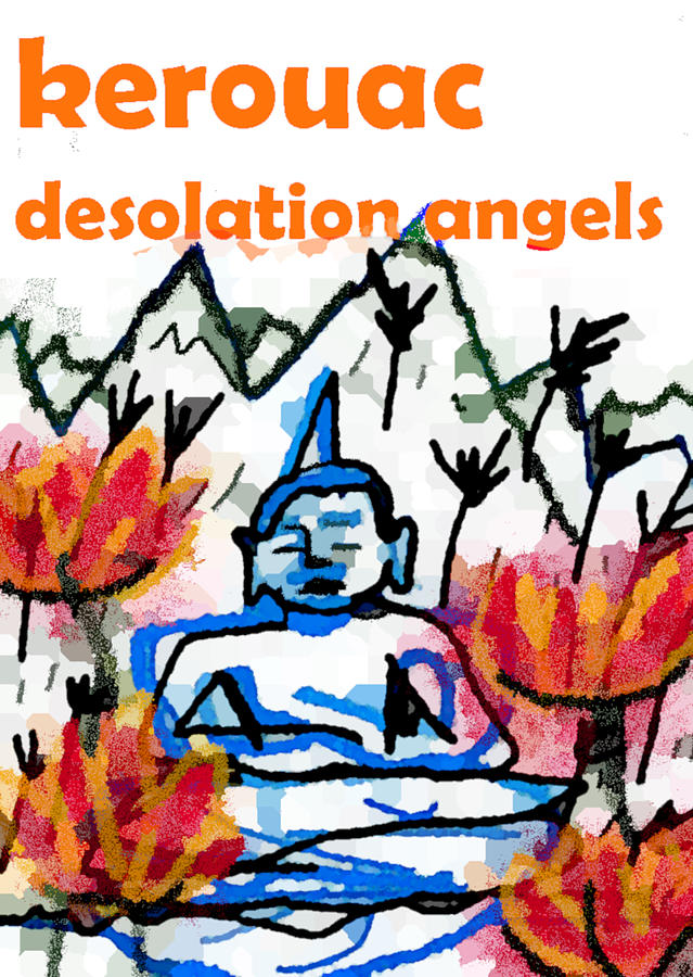 Kerouac Angels Poster Drawing