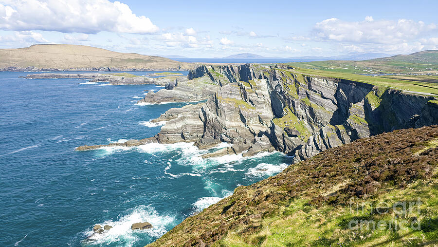 Kerry Cliffs - County Kerry, Ireland Photograph by Jeff Saunders Kerry Cliffs - County Kerry, Ireland Photograph by Jeff Saunders
