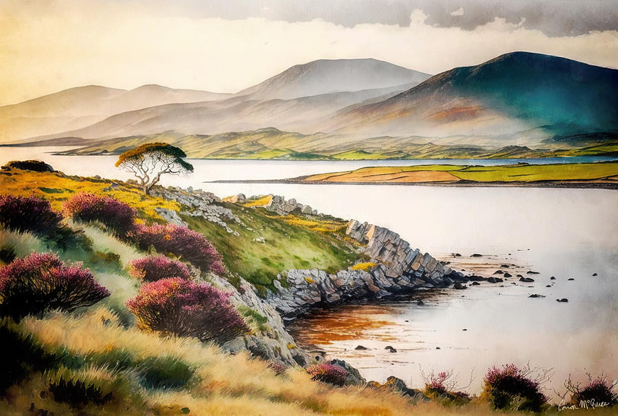 Kerry Shoreline II Painting by Conor McGuire