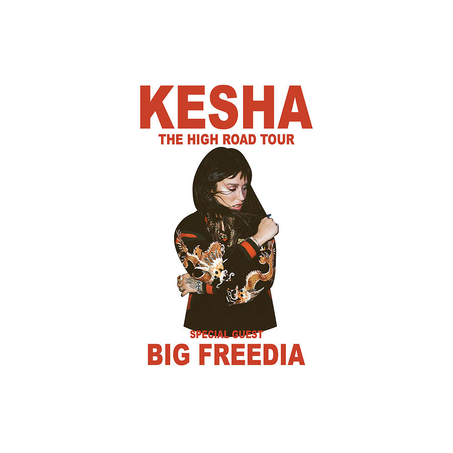 Kesha Digital Art - Kesha, Big Freedia The High Road Tour 2020 by Juke Jaki