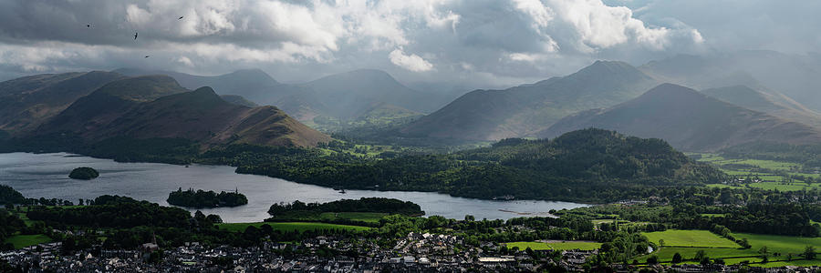 Keswick and the Catbells the lake district Photograph by Sonny Ryse