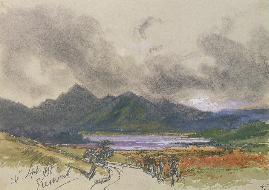 Keswick Edward Lear1836 Painting by MotionAge Designs - Fine Art America