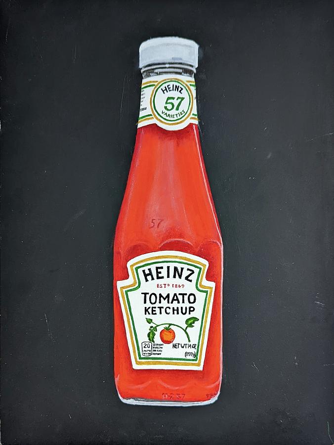 Ketchup Painting by Peter Keitel