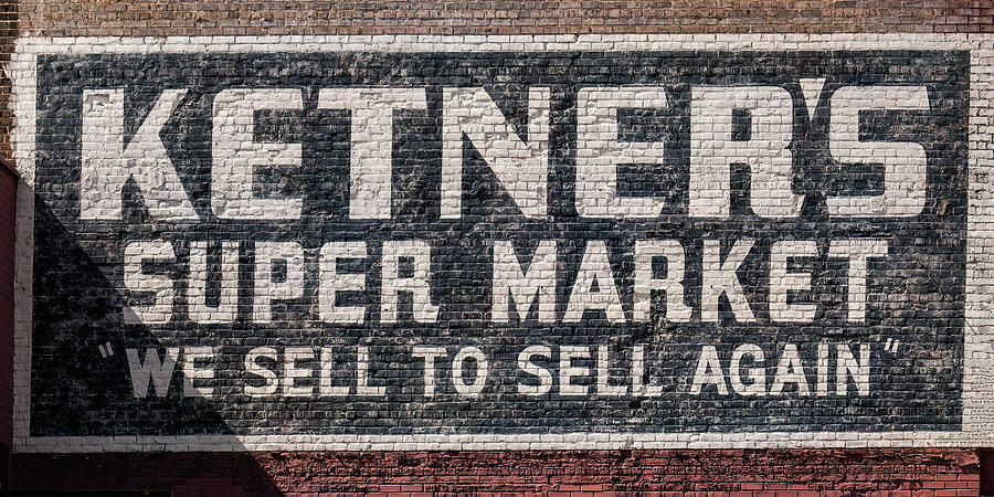 Ketners Super Market wall painting Photograph by Flees Photos