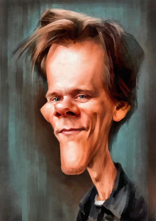 Kevin Bacon Digital Art by Kirby Harrier - Pixels