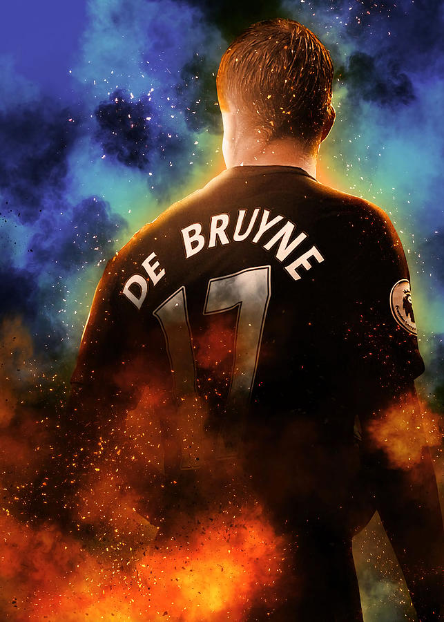 Kevin De Bruyne Poster Imtitsal Afifah Tapestry - Textile by Damien ...