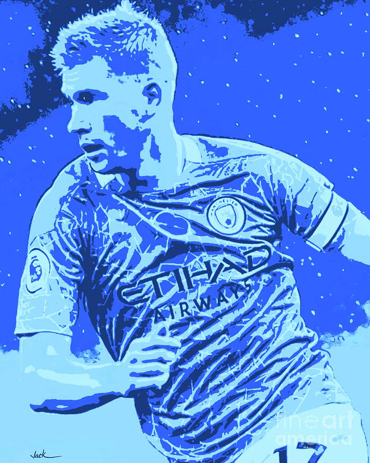 Man City Painting - Kevin DeBruyne by Jack Bunds Man City Painting - Kevin DeBruyne by Jack Bunds