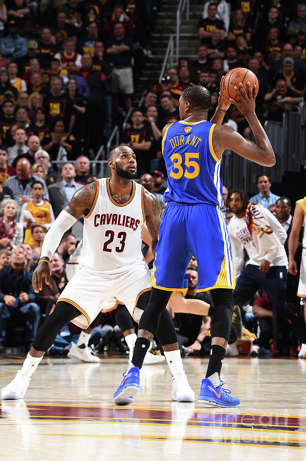 Kevin Durant And Lebron James By Andrew D. Bernstein