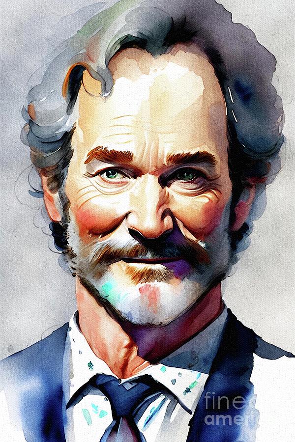 Kevin Kline, Actor Painting by John Springfield Pixels