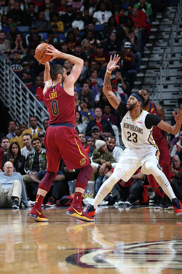 Kevin Love and Anthony Davis Photograph by Layne Murdoch