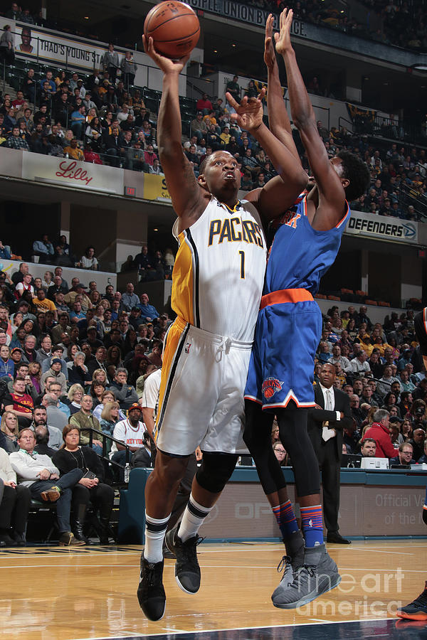 Kevin Seraphin Photograph by Ron Hoskins Kevin Seraphin Photograph by Ron Hoskins