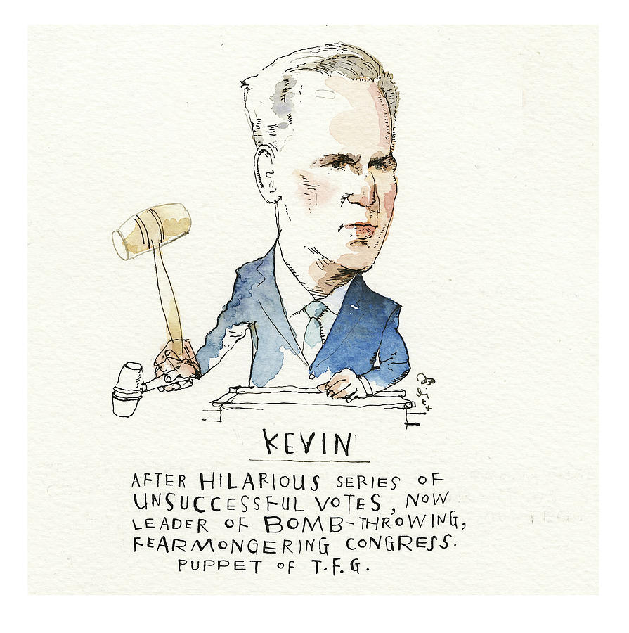 Kevins Place in McCarthydom 6 Painting by Barry Blitt