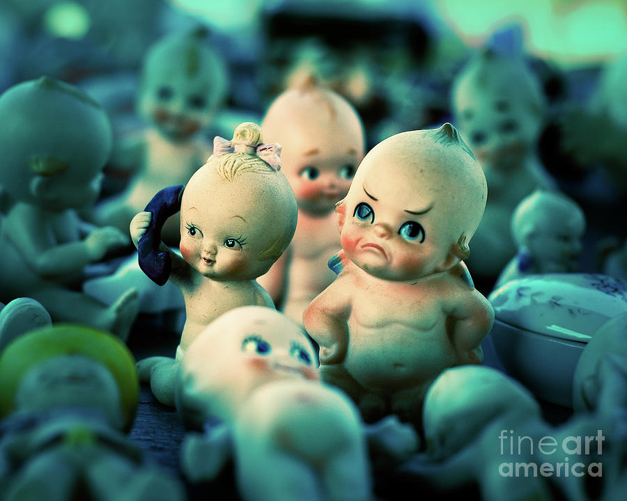Still Life Photograph - Kewpie Doll Still Life by Sonja Quintero