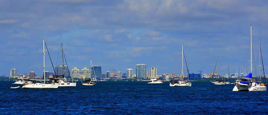 Key Biscayne Cityscape Photograph by Carla Parris