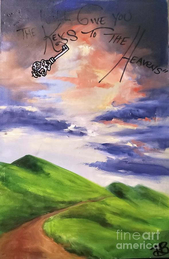 Key To The Heavens Painting by Tony B Conscious