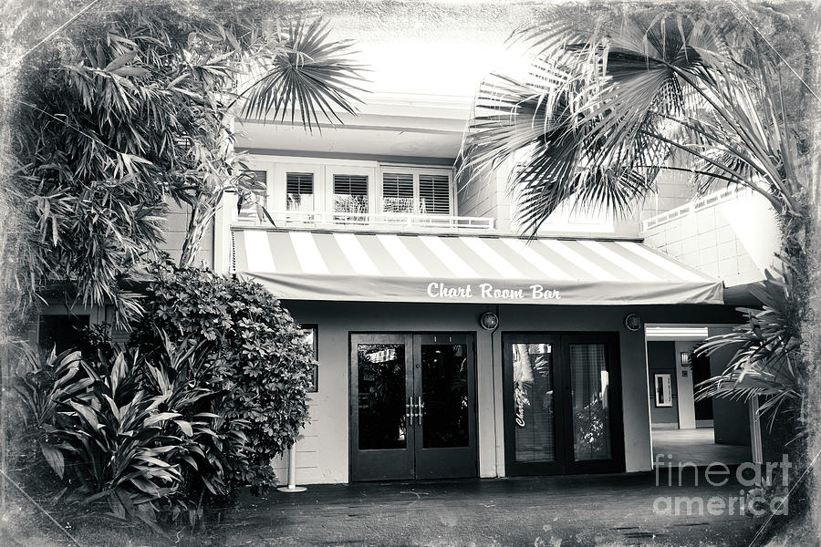 Key West Chart Room Bar in Florida Photograph by John Rizzuto