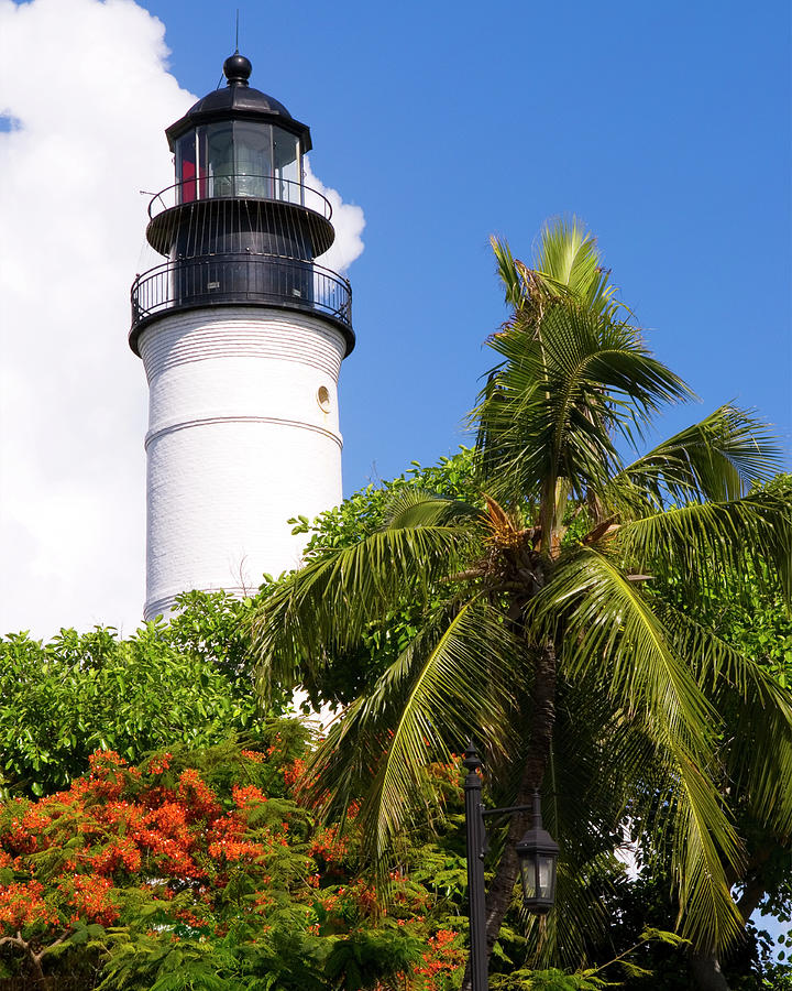 Key West Lighthouse FL Vl Photograph by Bob Pardue