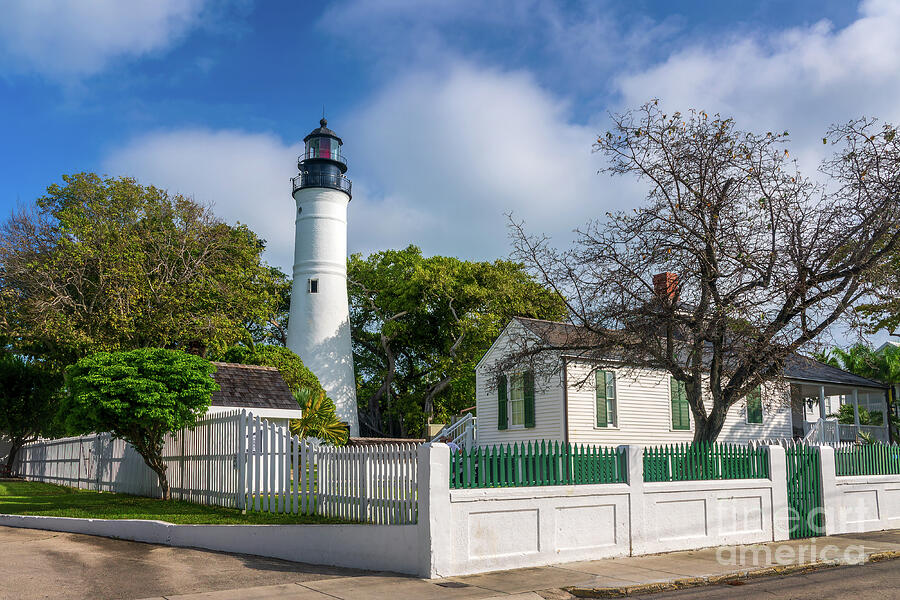 Key West Lighthouse, Florida Photograph by Delphimages Photo Creations Key West Lighthouse, Florida Photograph by Delphimages Photo Creations