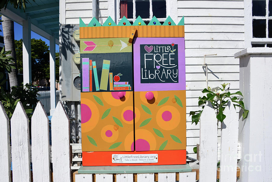 Key West little library Photograph by David Lee Thompson