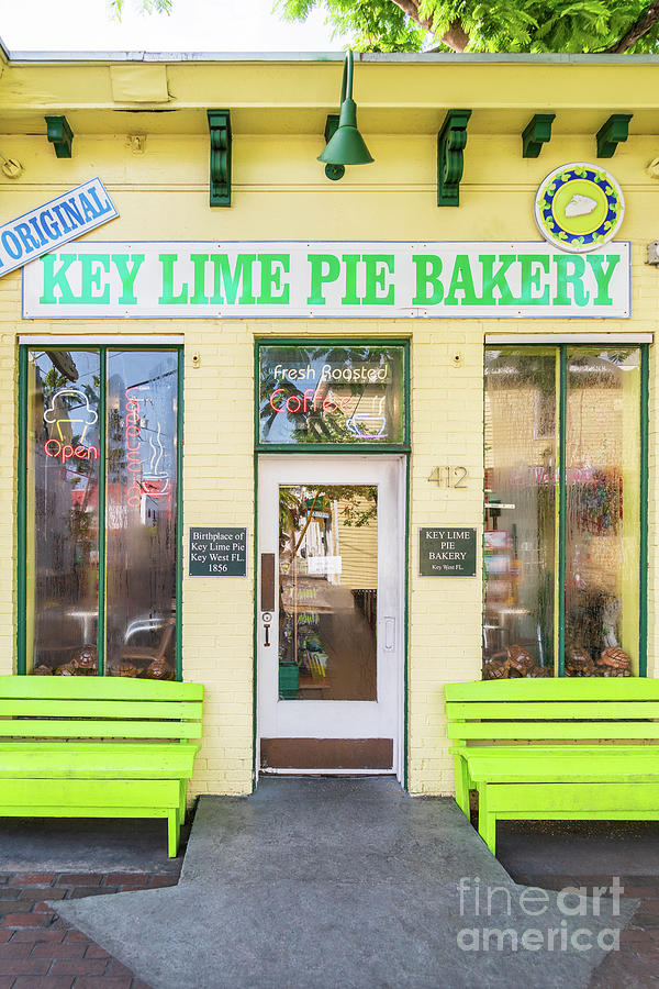 Key West Original Key Lime Pie Bakery Photograph by Paul Velgos - Fine ...