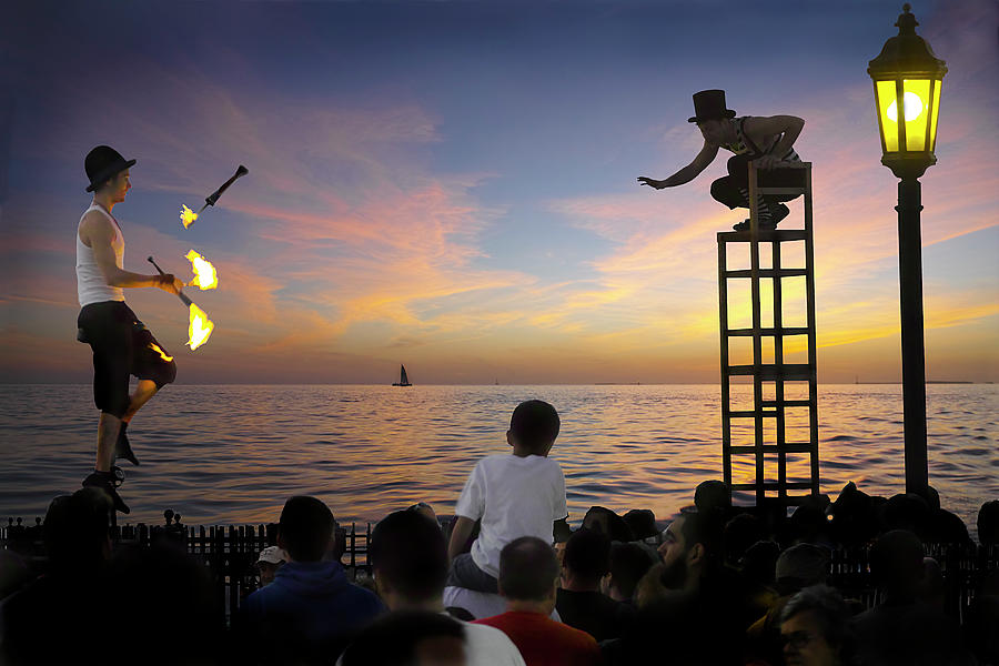 Key West Performers Digital Art by R C Fulwiler