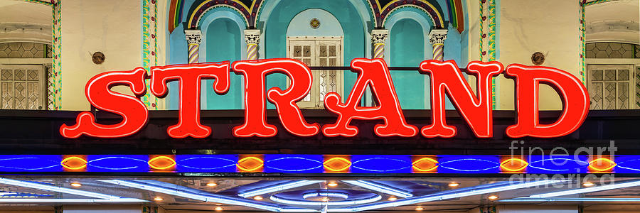 Key West Strand Theater Sign at Night Panorama Photograph by Paul Velgos Key West Strand Theater Sign at Night Panorama Photograph by Paul Velgos