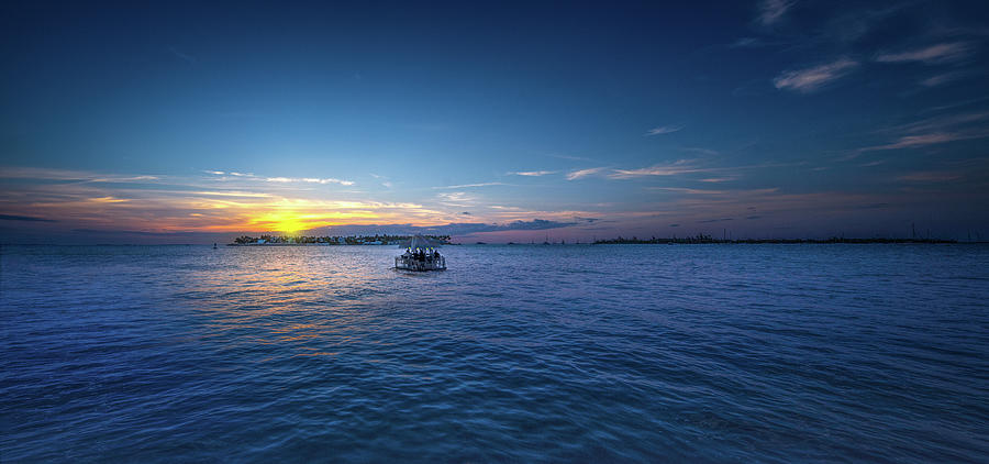 Key West Sunset Tiki Cruise Photograph by Mark Andrew Thomas