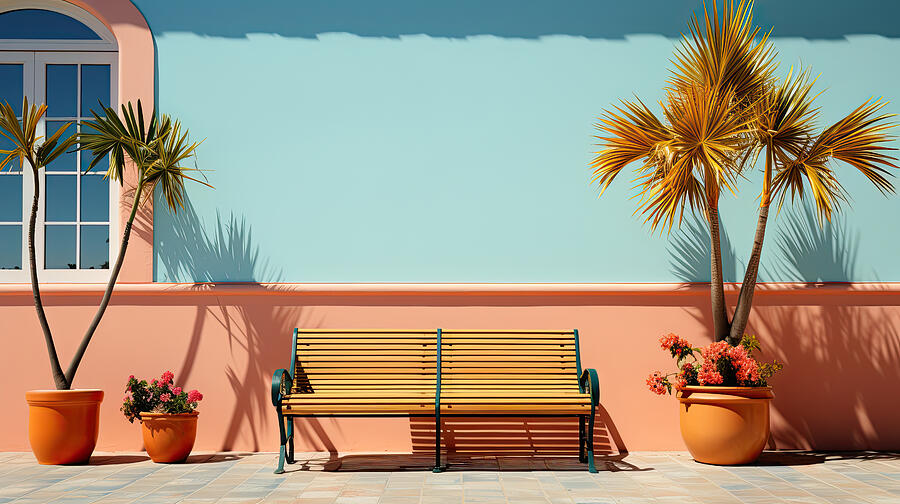 Key West Terrace Digital Art by Evie Carrier