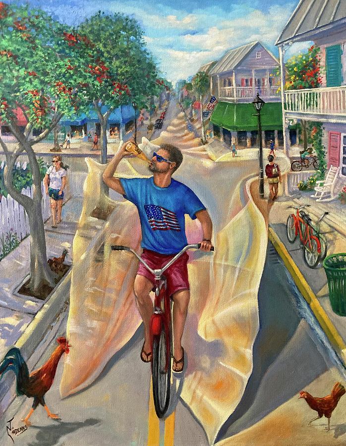 Key West Vibe Painting by Jorge Cardenas