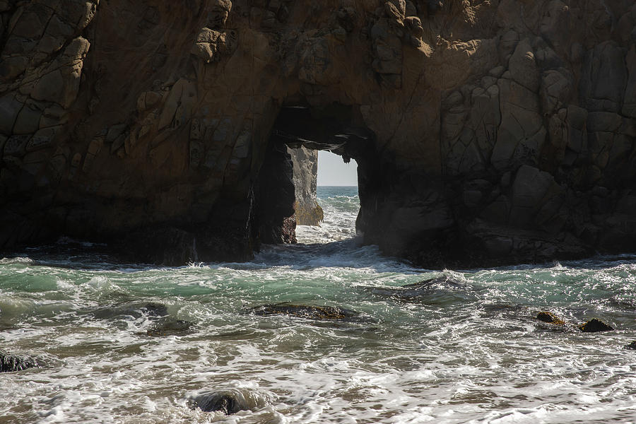 Keyhole Rock at Pfeiffer Beach Photograph by AJ Dahm - Fine Art America